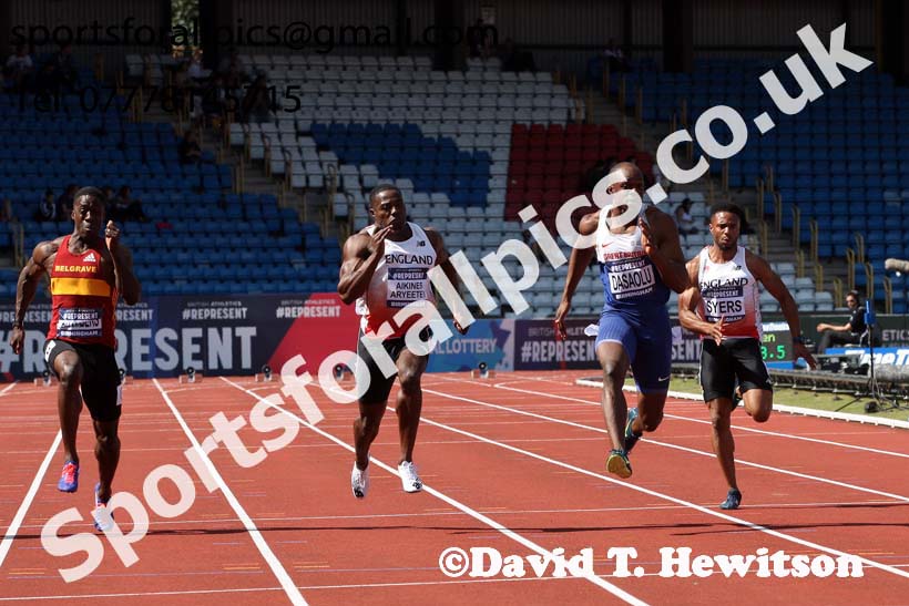 Mens 100 metres, World Championship Team Trials, Alexander Stadium, Birmingham